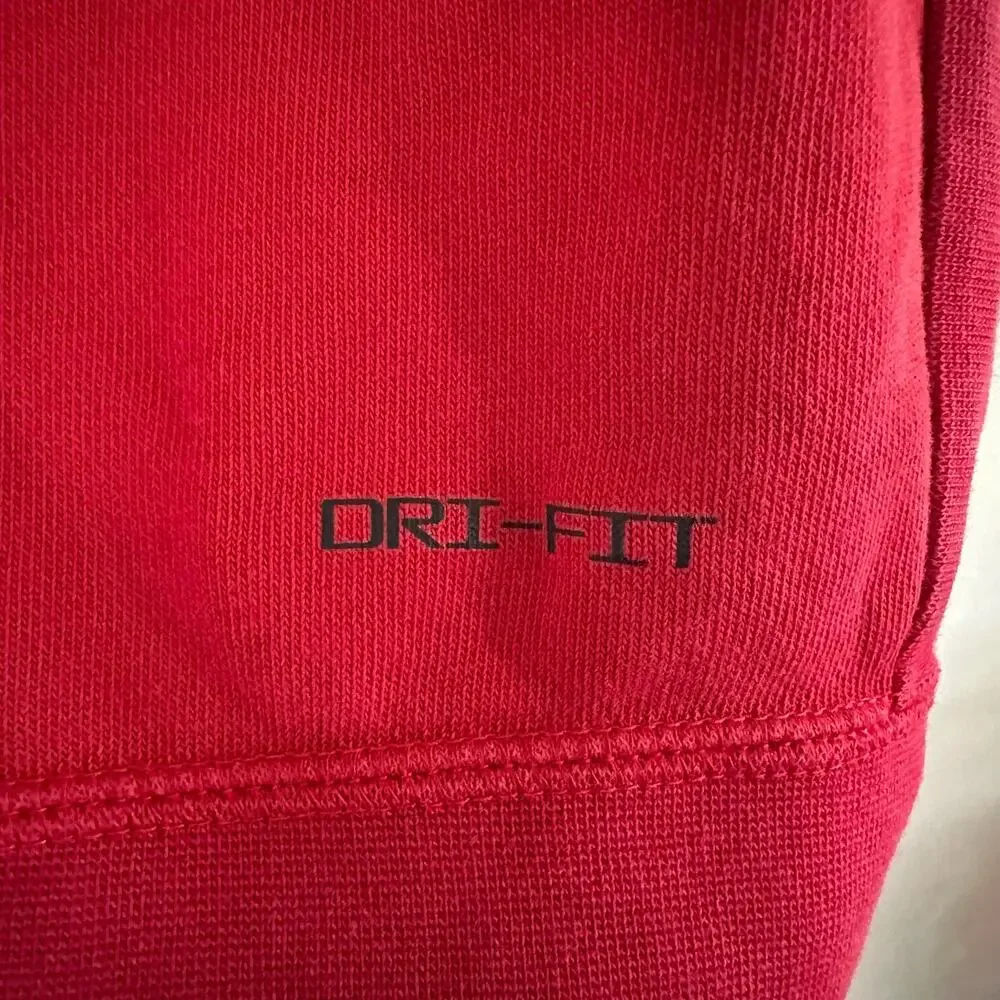 Nike Air Jordan Dri-Fit Pull Over‎ Red Hoodie Men's Size Medium Jumpman Logo